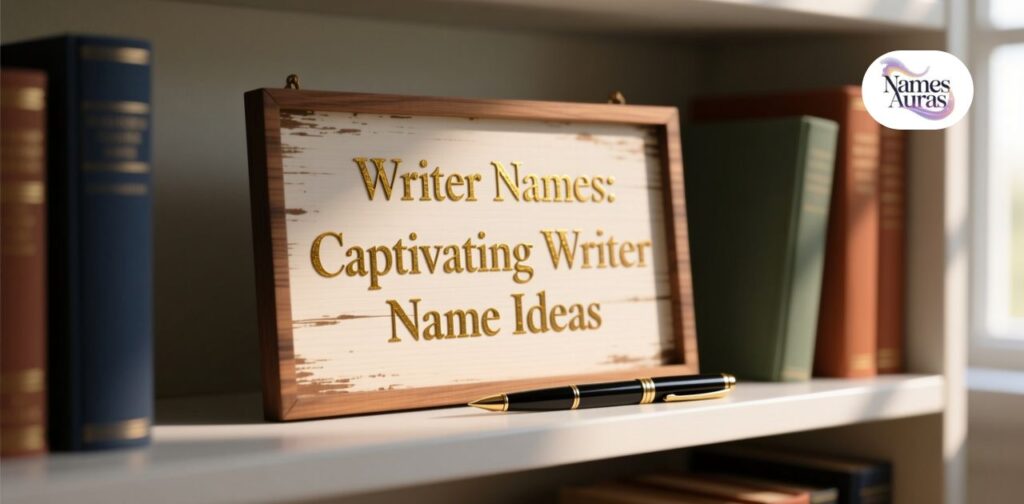 Computer Riter Name Writer Names: Captivating Writer Name Ideas