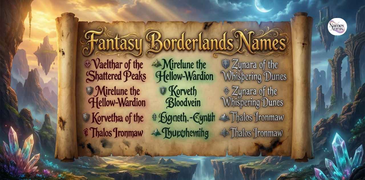 Borderlands Names 530+ Borderlands Names: Epic Vault Hunter & Chaotic Name Ideas