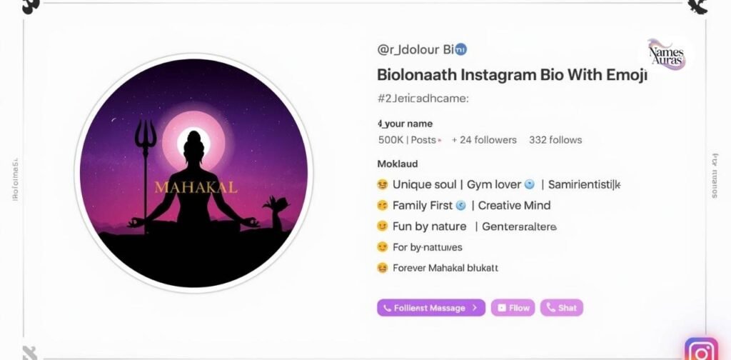bholenath-instagram-bio-with-emoji