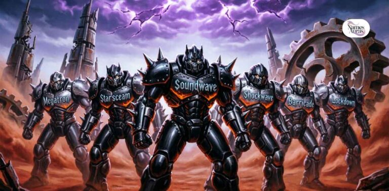 Transformers Names: Cybertronian Name Ideas