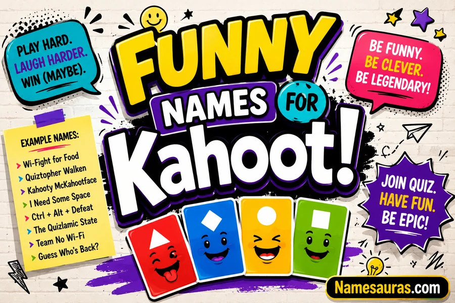 Funny Names for Kahoot