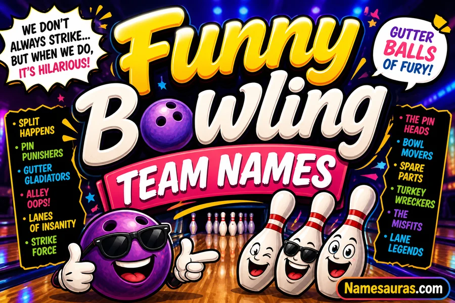 Funny Bowling Team Names