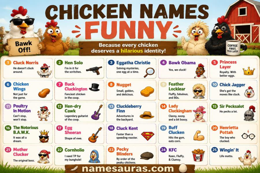 Chicken Names Funny