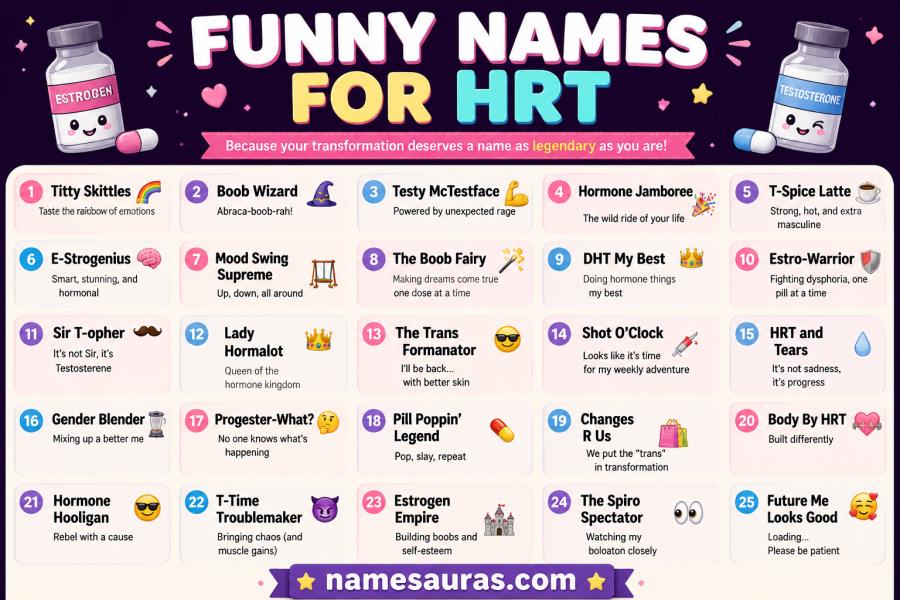 Funny Names for HRT