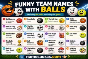 Funny Team Names with Balls