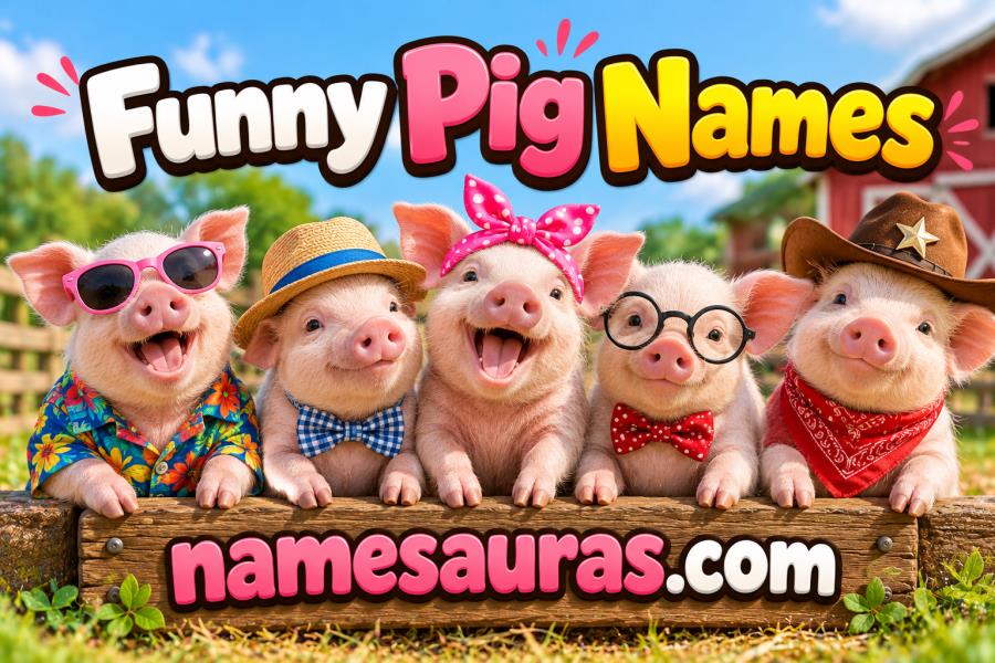 Funny Pig Names